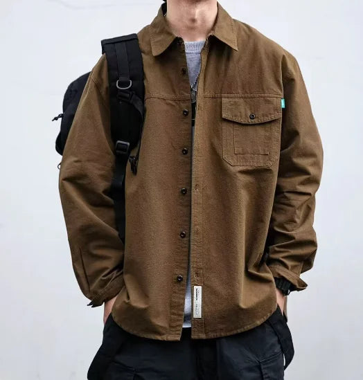 ז'קט חולצה קז'ואל וינטג' במרכז העיר (חתיכה אחת)