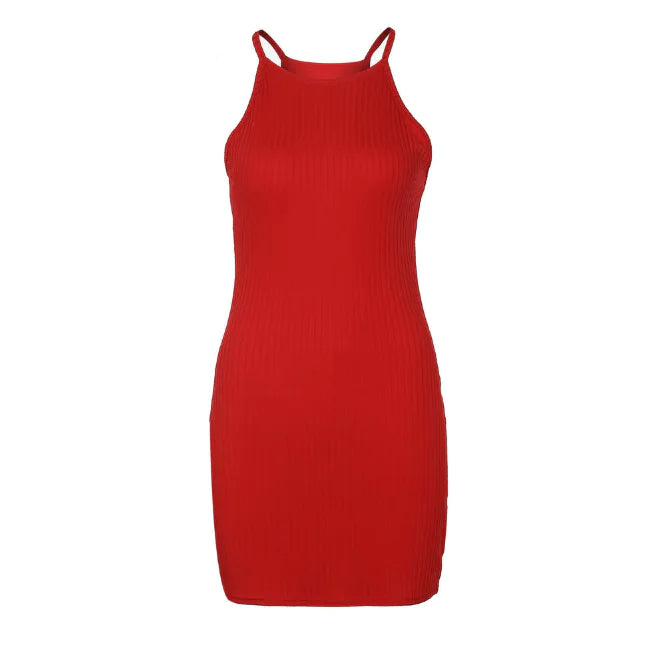 Ribbed Cami Dress, Sleeveless Ribbed Dress