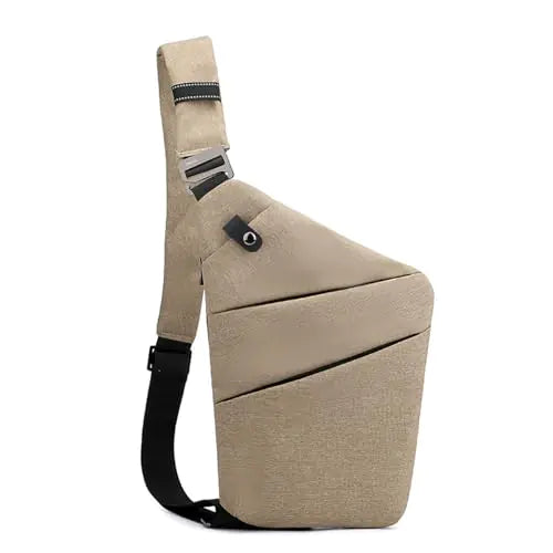 Spiritch Anti Theft Crossbody Bags for Women 2024 New Crossbody Bags for Women and Men Large Capacity Theft Protection (Khaki - Left Shoulder)