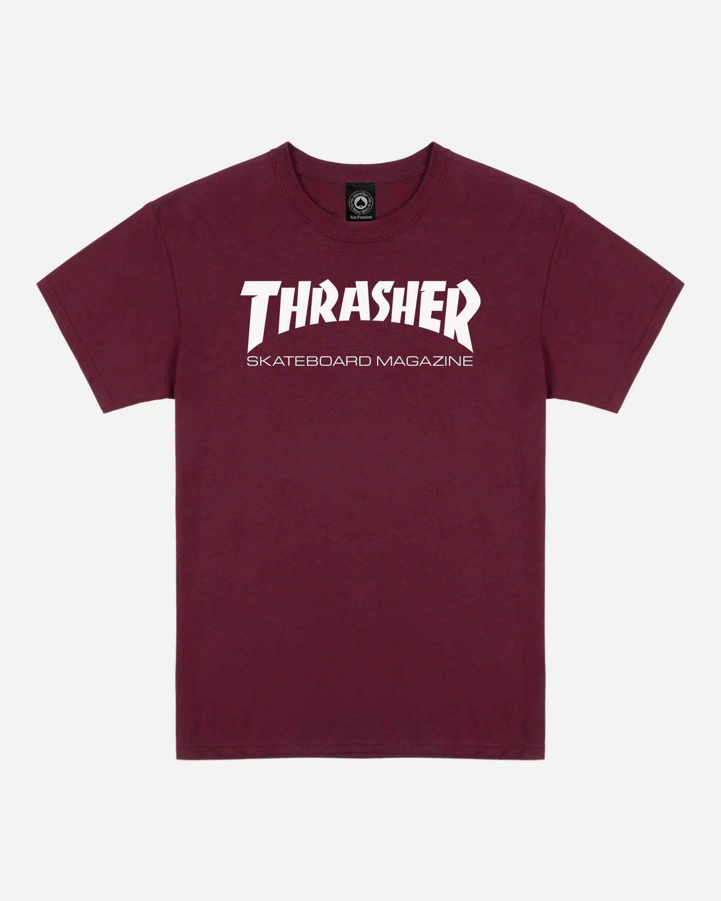 SKATE MAG - TSHIRT - MAROON Red L