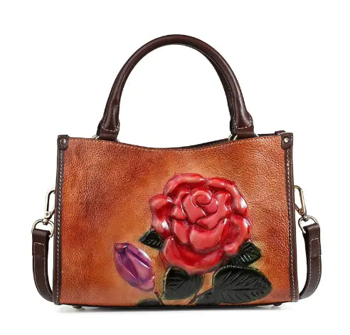 Vintage Style Handcrafted Bucket Bag for Women