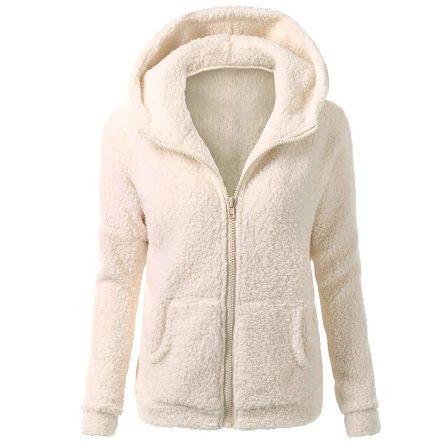 Hoodies for Women Zip Up Comfy Warm Plus Size Sherpa Jackets with Pockets Lightweight Fleece Lined Fall Winter Coats