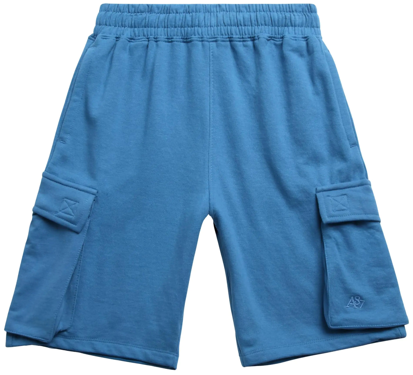 AEROPOSTALE Boys Active Shorts - Fleece Sweat Shorts with Pockets - Gym Running Performance Athletic Shorts (4-16) Size 10-12 Blue Cargo