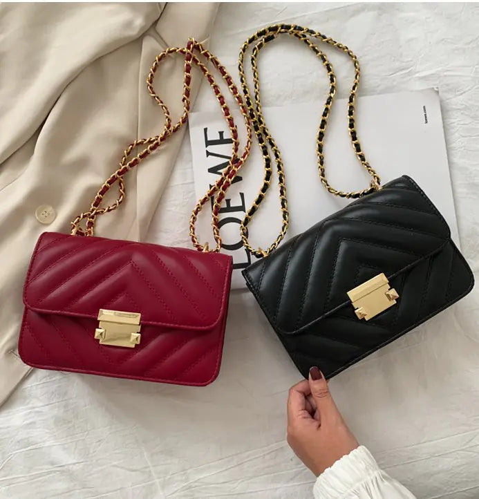 Chanel Style Chain Crossbody Bag for Women