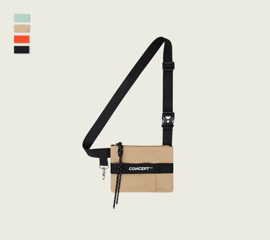 INF Men's Fashion 2019 Color Block Shoulder Bag