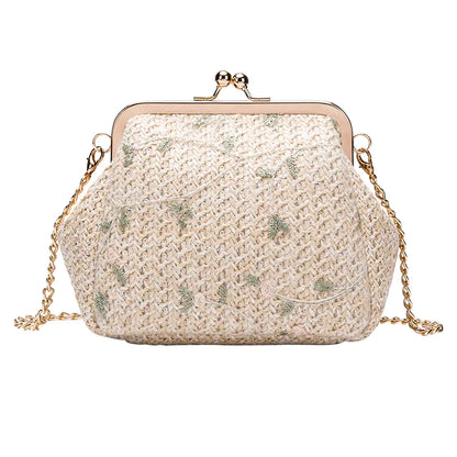 New Summer Woven Lace Shoulder Bag for Women