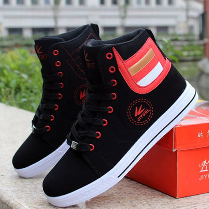 Trendy High-Top Men's Casual Sports Shoes, Korean Style