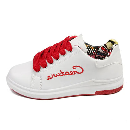 White Sneakers, Flat Shoes for Students