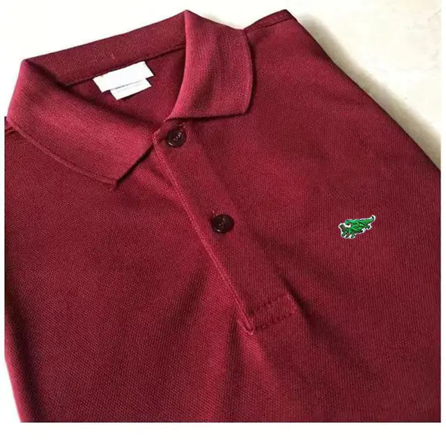 High-End Casual Embroidered Men's Polo Shirt 2024