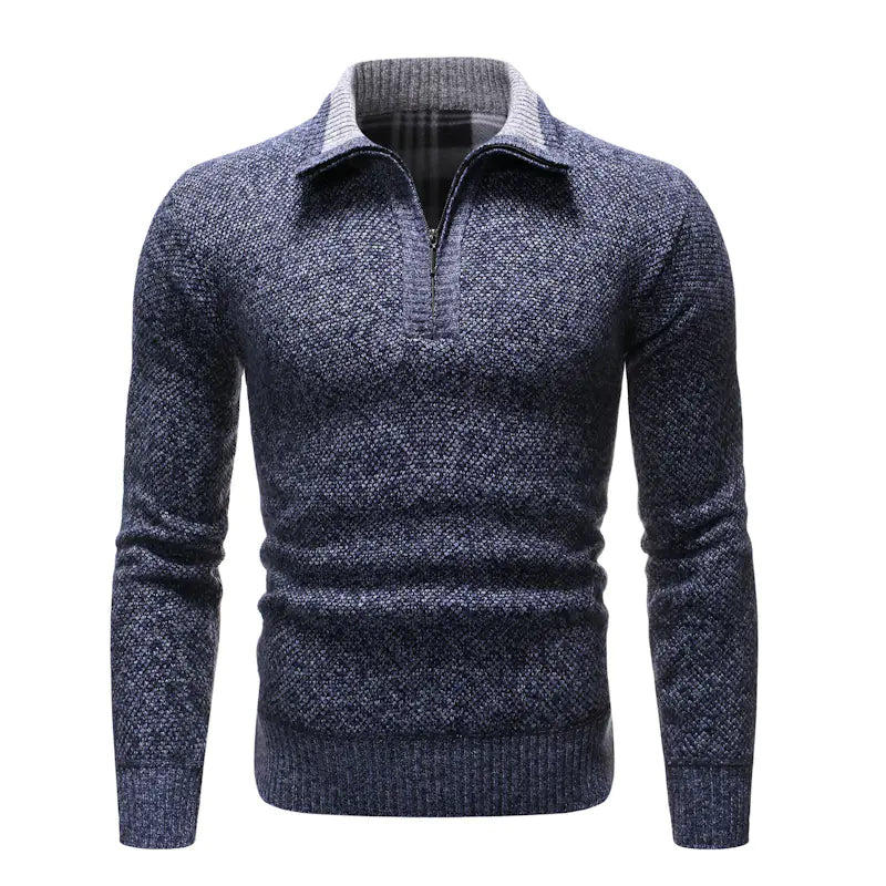 Men's Lapel Sweater
