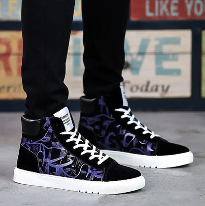 Spring High-Top Korean Casual Canvas Shoes for Teens