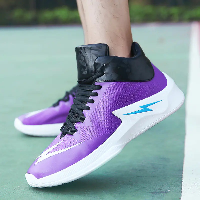 Men's Fashion Shock-Absorbing Basketball Sneakers