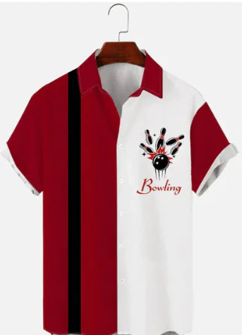 Versatile Casual Men's Shirt in Polyester Spandex