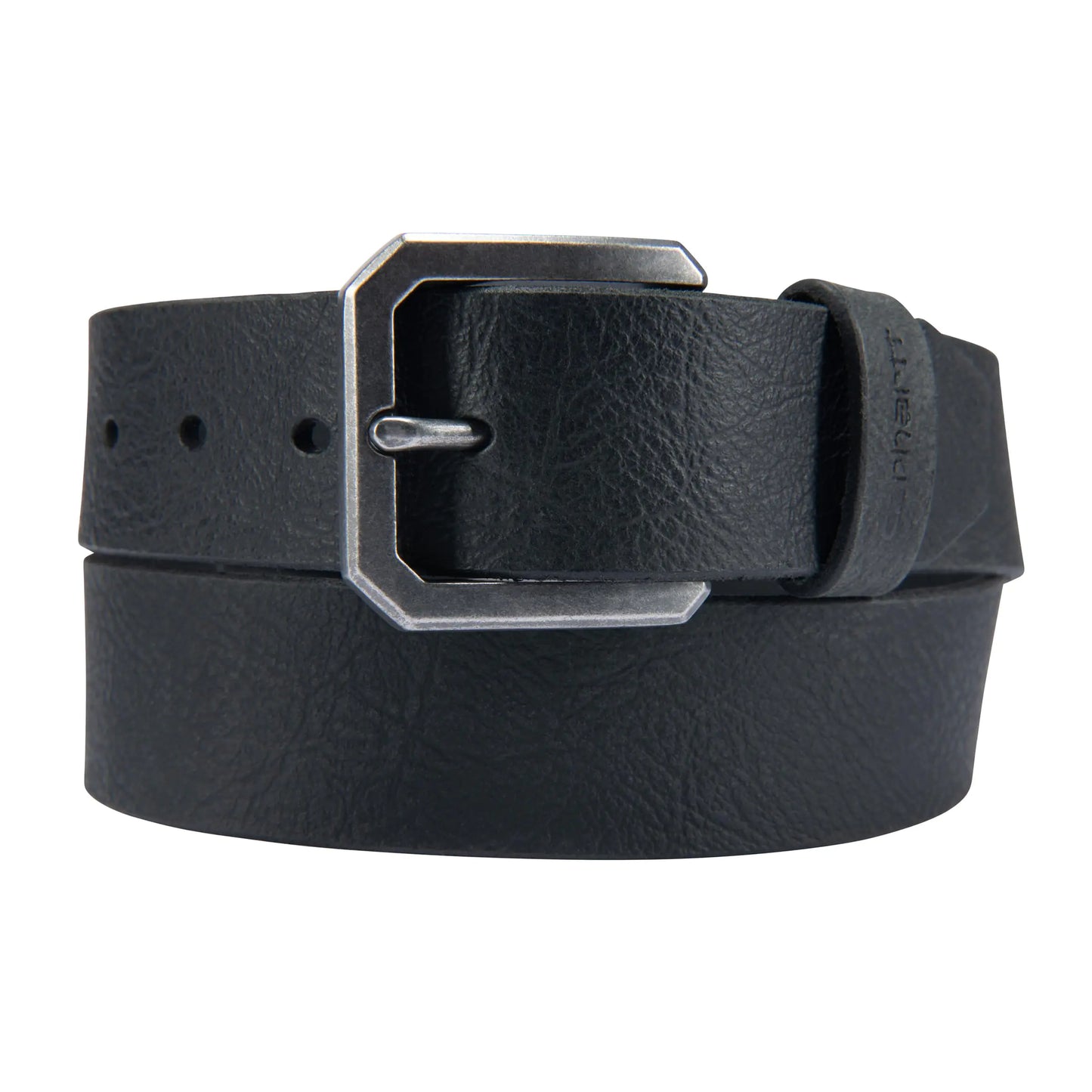 Carhartt Mens Standard Durable Full Grain Saddle Leather Classic Belts W/Rugged Antique Nickle Hardware Black 44