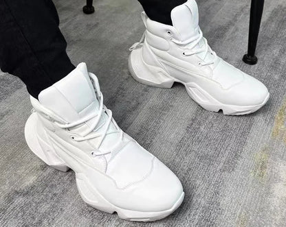 Black Samurai High Top Shoes for Men