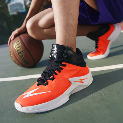 Men's Fashion Shock-Absorbing Basketball Sneakers