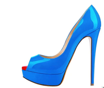 New Summer Autumn Nude Color High Heel Bridal Shoes