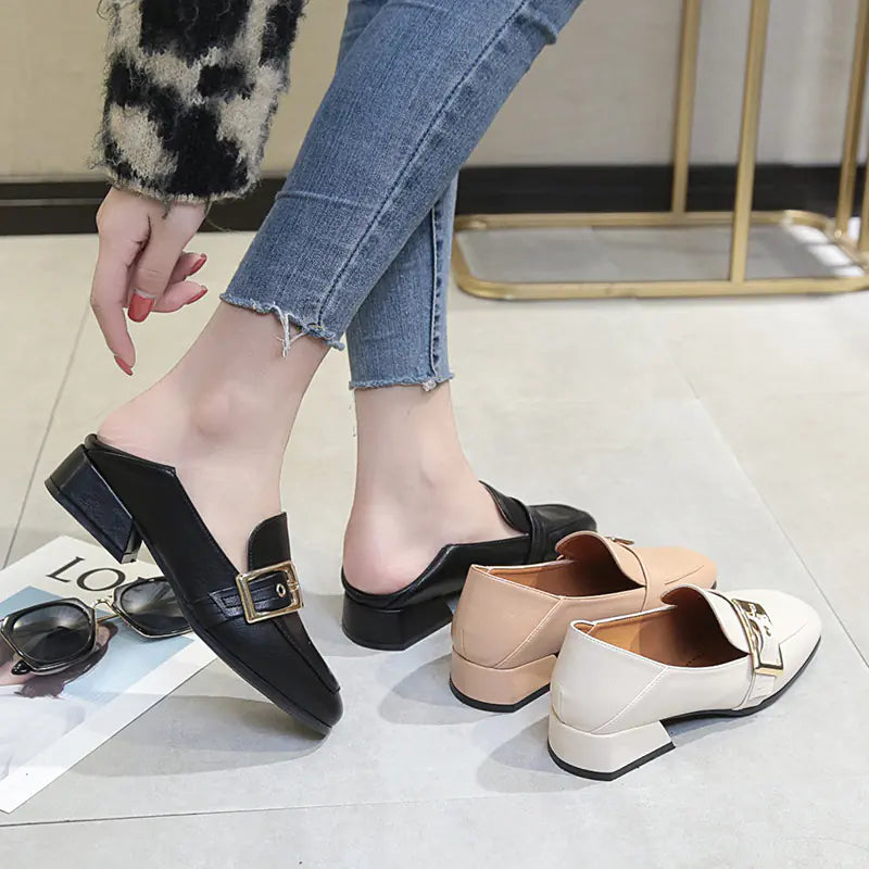 Chic Retro Mid-Heel Women's Shoes - Spring 2020 Style