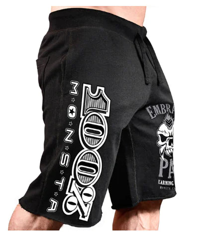 Men's Printed Cotton Shorts for Sports and Leisure