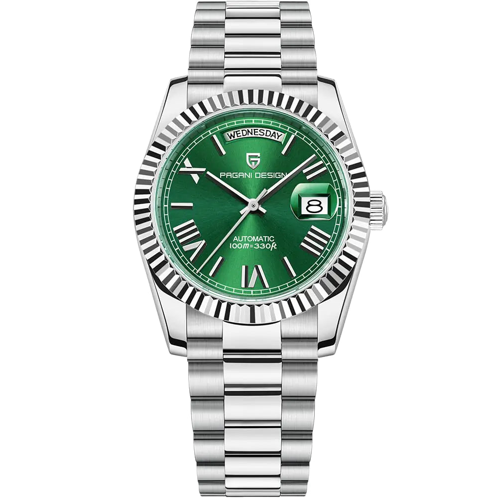 LACZ DENTON Pagani Design DD36 Mens Watches Luxury Automatic Watch Men AR Sapphire Glass Mechanical Wristwatch Men 10Bar ST16 Movement