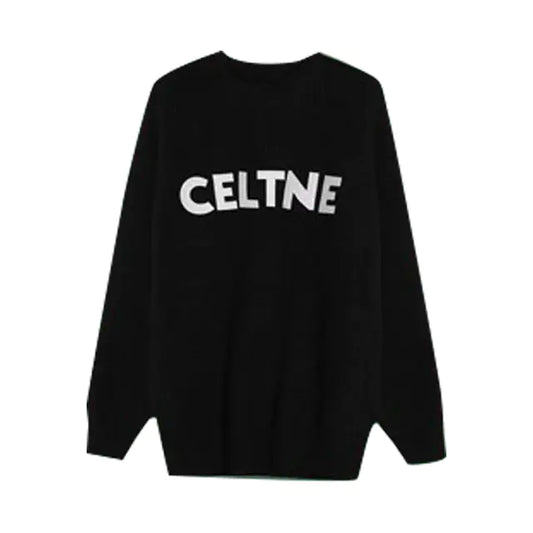 Jielur Vintage O-neck Letter Printed Hoodies for Women