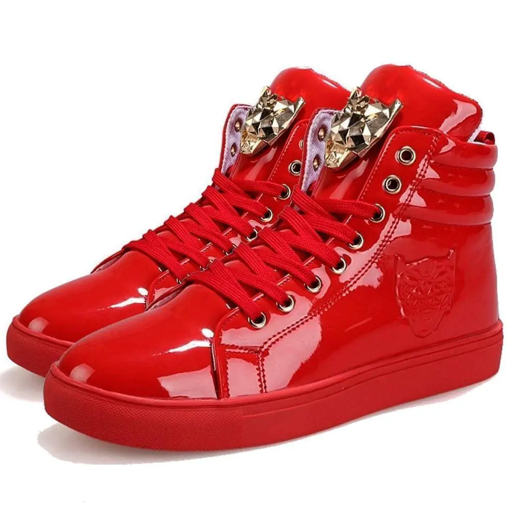 Fashionable High-Top Sneakers - Casual Style