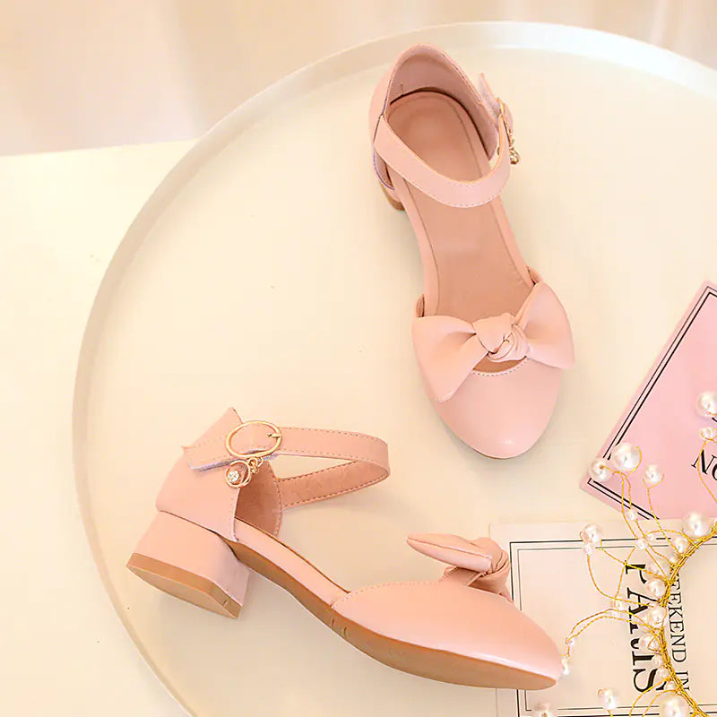 Girls' Summer High-Heel Sandals and Closed-Toe Shoes