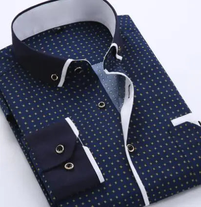 Men's Slim Fit Casual Cotton Shirts for Daily Wear