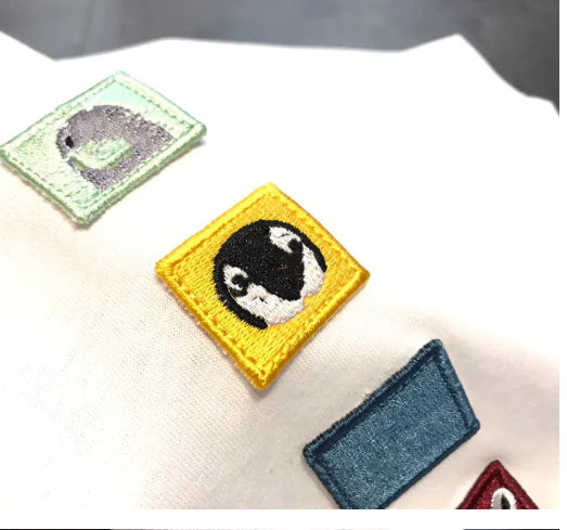 Cute Emoji Embroidered T-Shirt