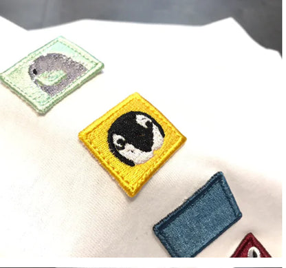 Cute Emoji Embroidered T-Shirt