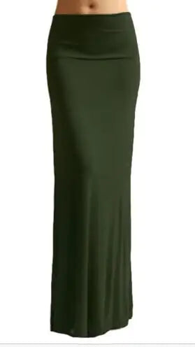 Candy-Colored Casual Sheath Skirt