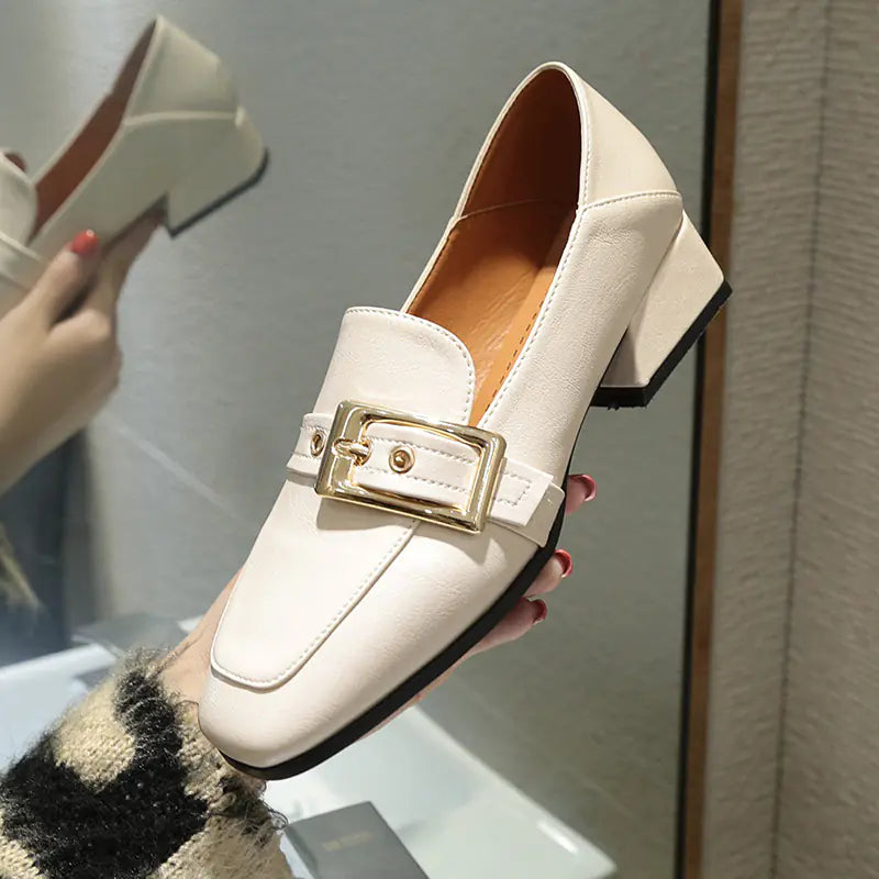 Chic Retro Mid-Heel Women's Shoes - Spring 2020 Style