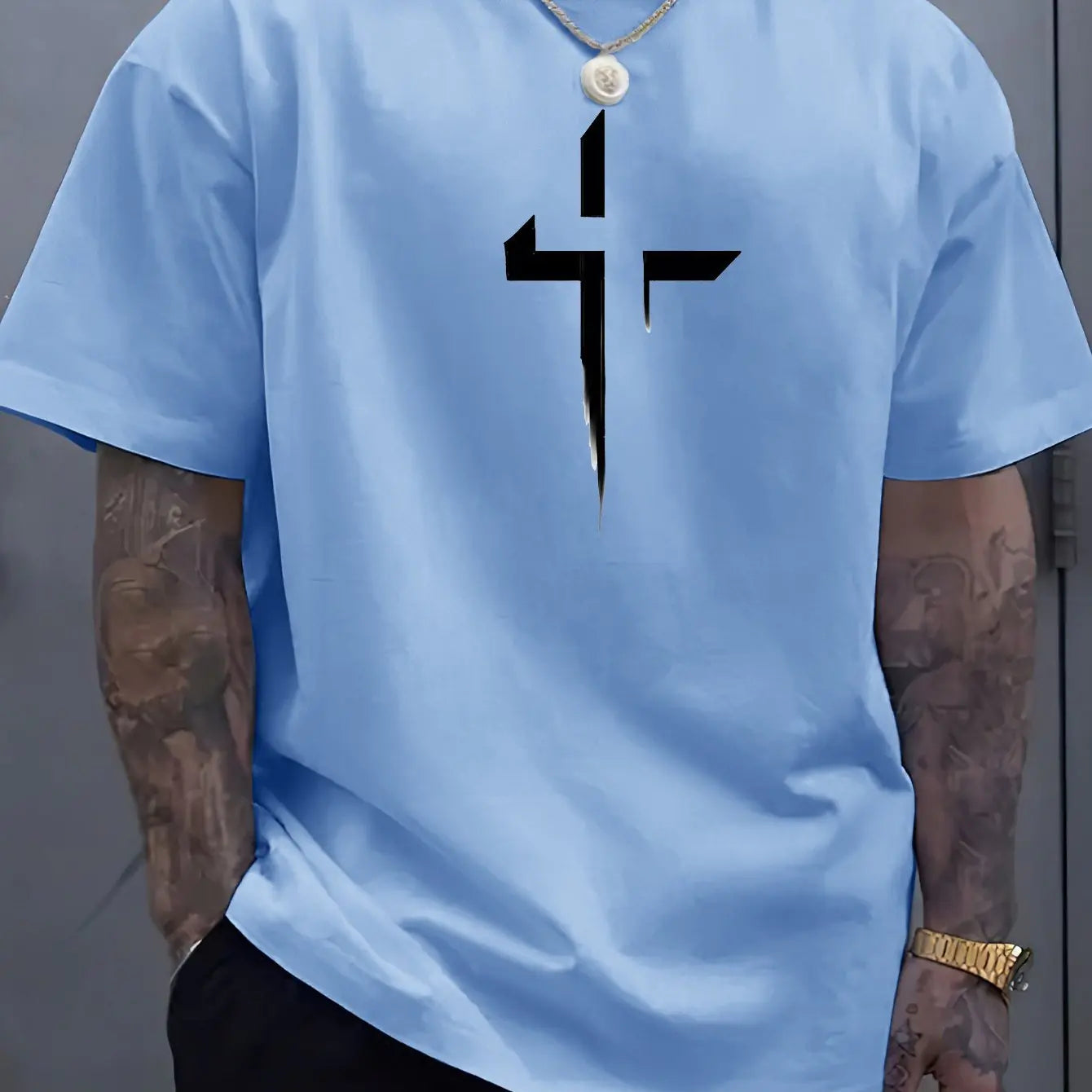 Men's Printed Casual T-shirt – Street Style