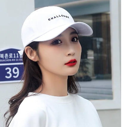 Duckbill Cap, Letter Baseball Cap, Sun Hat