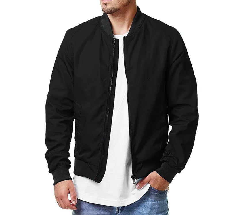 Men's Oversized Bomber Jacket for Spring and Autumn