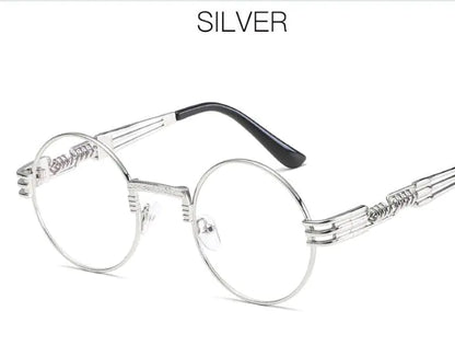 משקפי שמש עגולים עם מסגרת אביב - משקפי שמש ממתכת