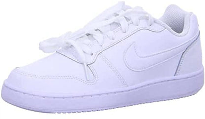 Nike Womens Ebernon Low Sneaker White/White 12 Regular US