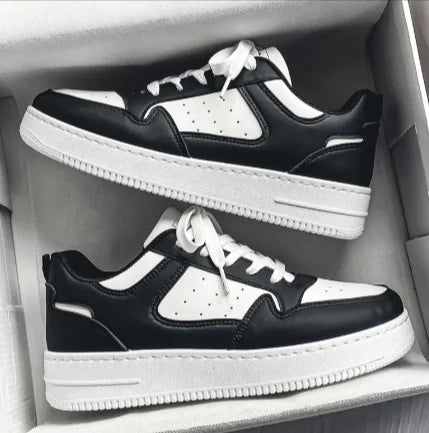 Teen Platform White Sneakers