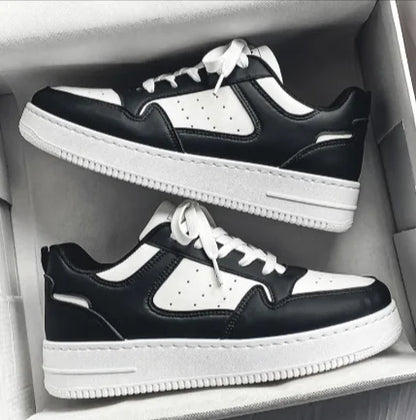 Teen Platform White Sneakers
