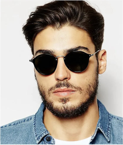 Metal Round Retro Sunglasses