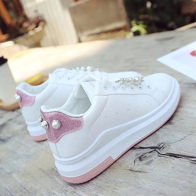 Thick Sole Breathable Sneakers for Running