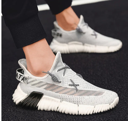Reflective Yeezy Sneakers - Breathable Running Shoes