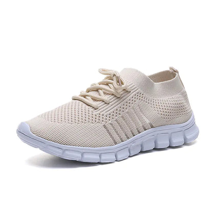 Breathable Knit Athletic Shoes for Women (Sizes 40-43)