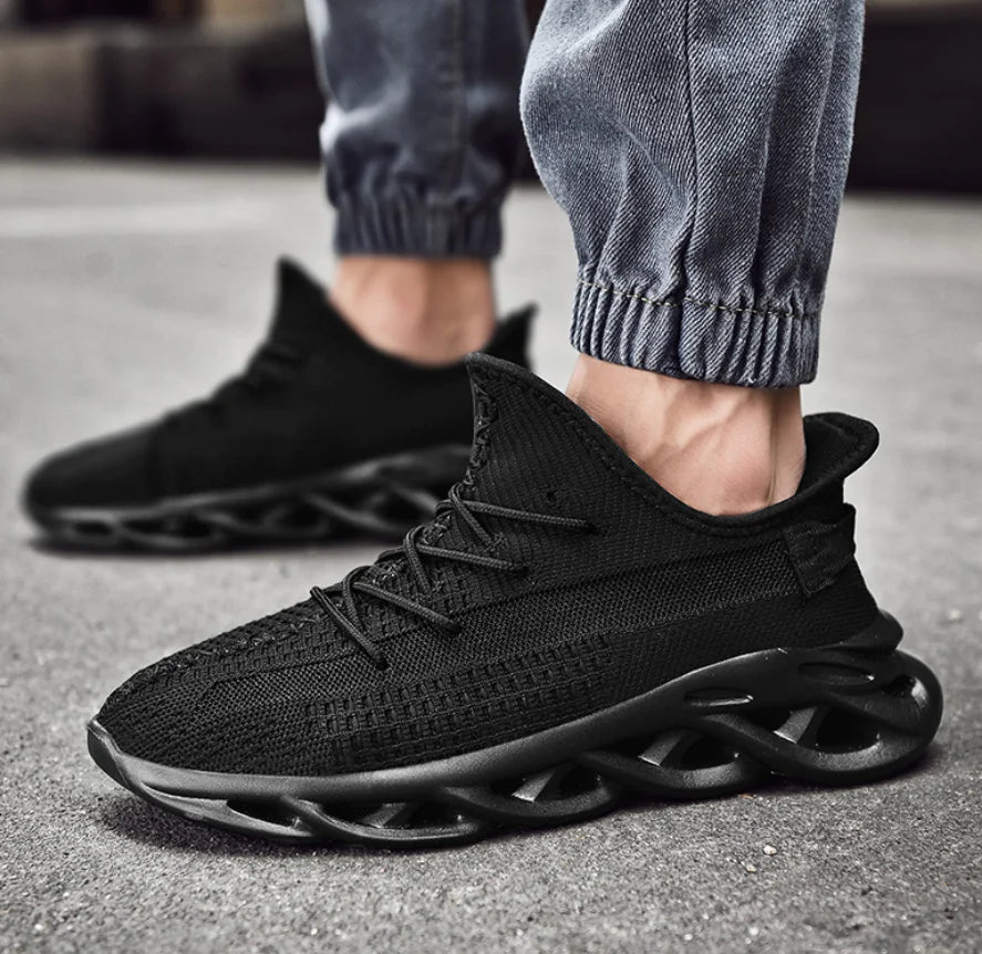 Reflective Yeezy Sneakers - Breathable Running Shoes