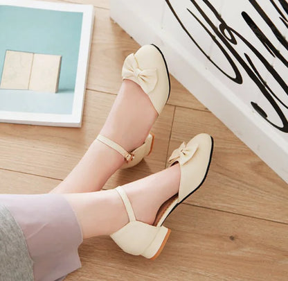 Girls' Summer High-Heel Sandals and Closed-Toe Shoes