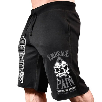 Men's Printed Cotton Shorts for Sports and Leisure