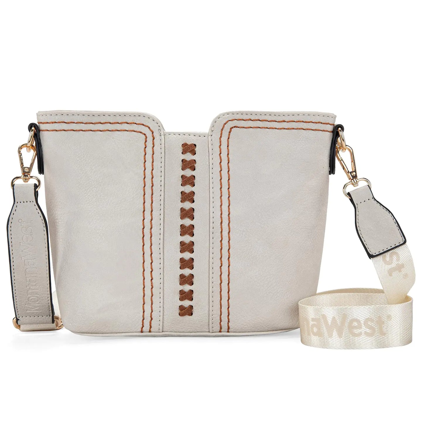 תיקי צד לנשים מונטנה ווסט - תיקי צד קטנים עם רצועת גיטרה רחבה MWC-118STN