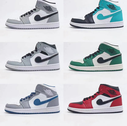AJ1 MID Basketball Shoes for Men and Women, Durable