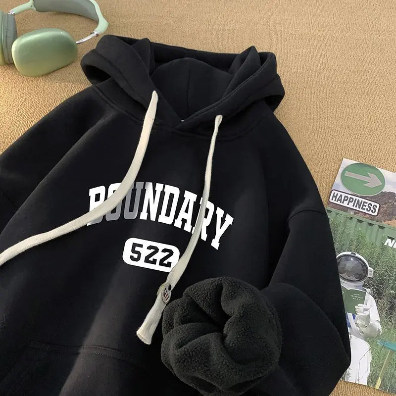 American Retro Oversized Hoodies for Women (Spring/Autumn)