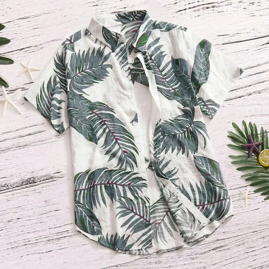 Men's Hawaiian Shirt - Comfortable Casual Beachwear